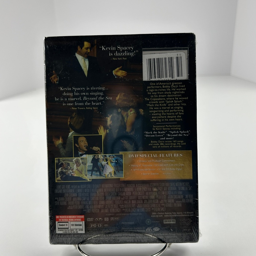 Beyond the Sea DVD Kevin Spacey Kate Bosworth Bobby Darin Widescreen New Sealed - Picture 2 of 3